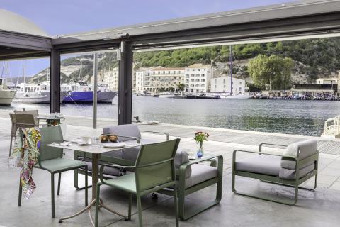 Best Western Hôtel du Roy d'Aragon : Hotel Bonifacio - Le café du Roy d'Aragon